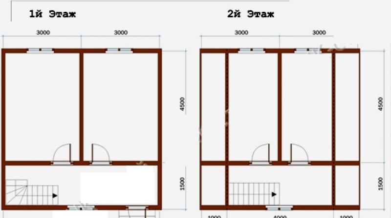 Планы двухэтажных домов: особенности и примеры интересных решений Проекты домов 2 этажа с планировкой